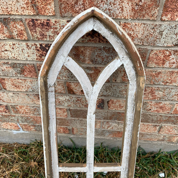 28",32",36" CATHEDRAL WINDOW WOOD 3PCS SET WESTERN HOME DECOR HANDMADE CRAFT NEW #EH11560
