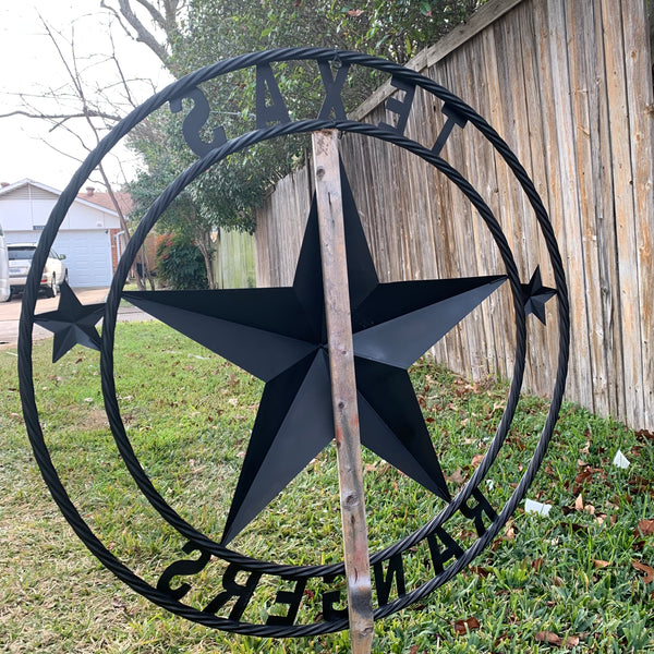 TEXAS RANGERS BRONZE LONE STAR METAL CUSTOM TEAM CRAFT WESTERN HOME DECOR CRAFT