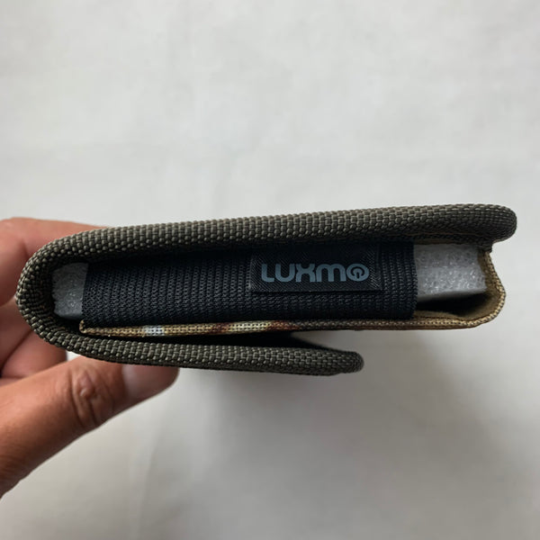 MX_LPOTX-EUH-CAMO 7" LUXMO XL MEGA EXTRA LARGE HORIZONTAL CAMO RUGGED POUCH VELCO CLOSURE  &  BELT LOOP CLIP HOLSTER CELL PHONE CASE UNIVERSAL OVERSIZE