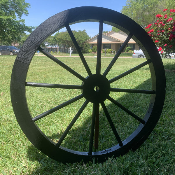 16",24",30" WAGON WHEEL BROWN BARN WOOD WESTERN HOME DECOR RUSTIC HANDMADE CRAFT