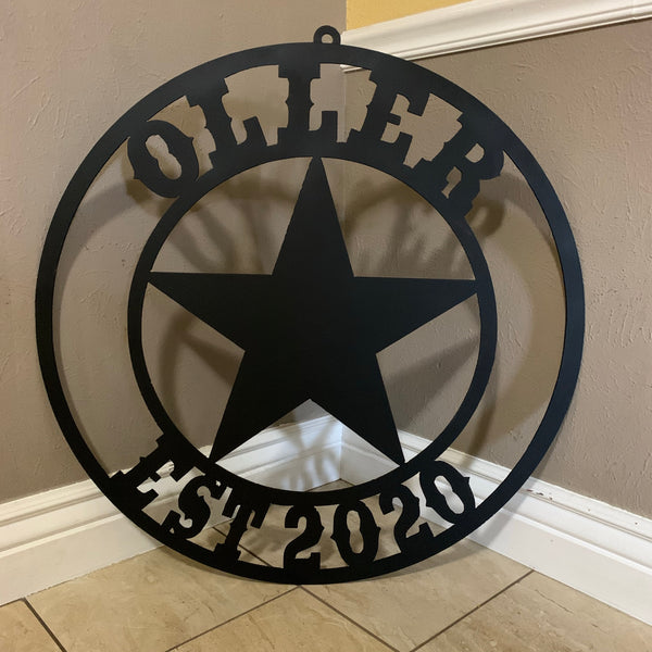 ARCHER STYLE YOUR CUSTOM NAME LASERCUT METAL SIGN WESTERN HOME DECOR HANDMADE ART