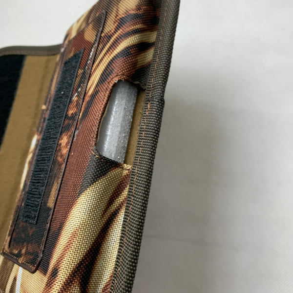 MX_LPOTX-EUH-CAMO 7" LUXMO XL MEGA EXTRA LARGE HORIZONTAL CAMO RUGGED POUCH VELCO CLOSURE  &  BELT LOOP CLIP HOLSTER CELL PHONE CASE UNIVERSAL OVERSIZE