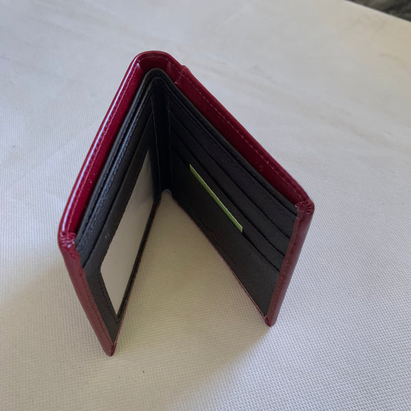 #WS 4.25" x 3.75" MEN'S WALLET GENUINE LEATHER BIFOLD WESTERN STYLE WALLET NEW-- FREE SHIPPING