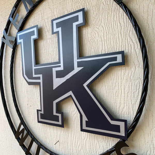 12", 18", 24", 32" KENTUCKY WILDCATS CUSTOM METAL VINTAGE CRAFT SIGN HANDMADE