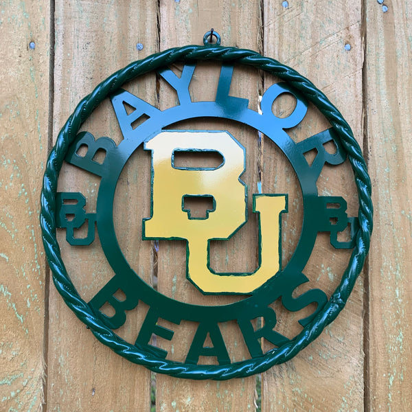 12",18",24",32" BAYLOR BEARS CUSTOM VINTAGE WALL ART