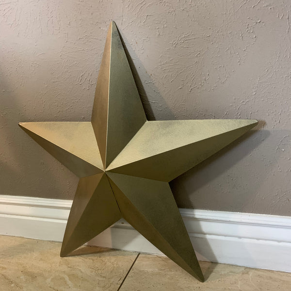 12", 17", 24", 30", 36" RUSTIC GOLD METALLIC BARN METAL STAR WALL ART WESTERN HOME DECOR VINTAGE RUSTIC ART NEW #EH12110