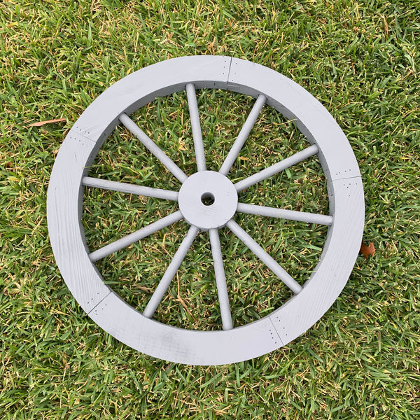 16",24",30" WAGON WHEEL GREY BARN WOOD WESTERN HOME DECOR HANDMADE NEW