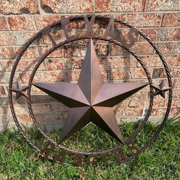 TEXAS RANGERS BRONZE LONE STAR METAL CUSTOM TEAM CRAFT WESTERN HOME DECOR CRAFT