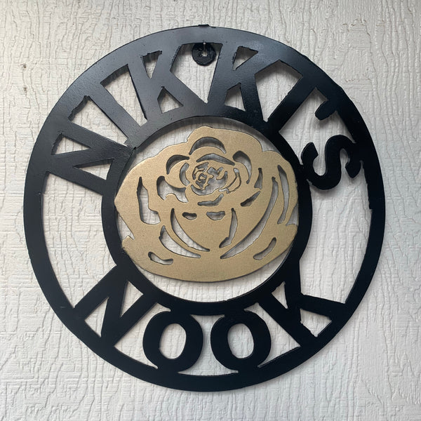 KOLET FAMILY STYLE YOUR CUSTOM FAMILY NAME STAR METAL BARN STAR ROPE RING KOLET FAMILY WESTERN HOME DECOR VINTAGE RUSTIC BROWN NEW HANDMADE 24",32",34",36",40",42",44",46",50"