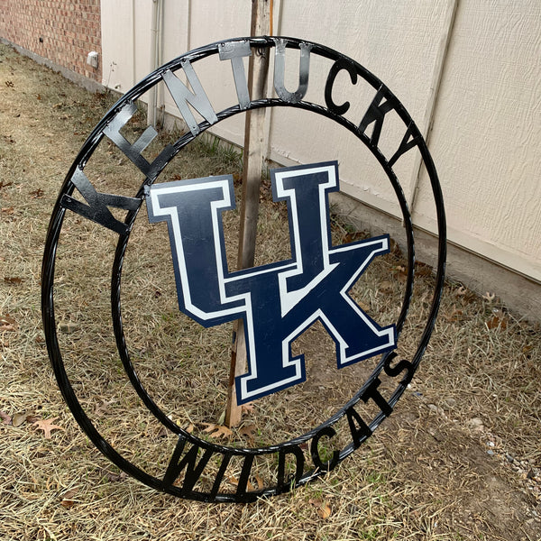 12", 18", 24", 32" KENTUCKY WILDCATS CUSTOM METAL VINTAGE CRAFT SIGN HANDMADE