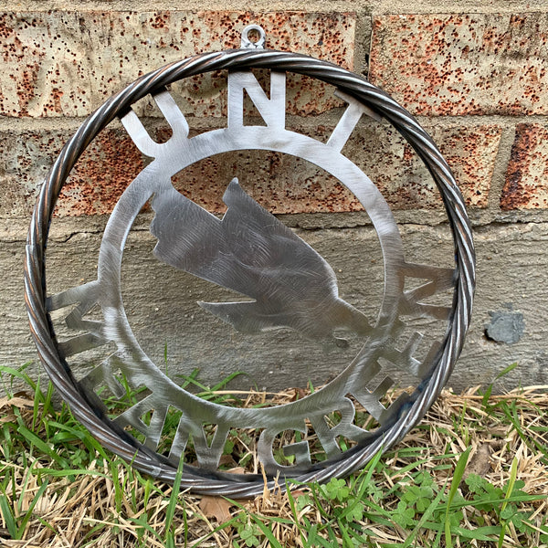 12", 18", 24", 32" UNT MEAN GREEN RAW METAL CUSTOM VINTAGE CRAFT WALL ART TEAM SIGN HANDMADE