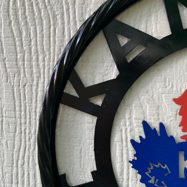 KANSAS JAYHAWKS METAL CUSTOM VINTAGE CRAFT WALL ART TEAM SIGN HANDMADE