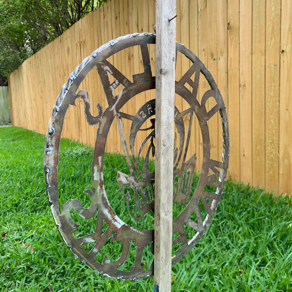 12",18", 24", 32",36" DALLAS MAVERICKS CUSTOM RAW METAL VINTAGE CRAFT TEAM SPORTS SIGN HANDMADE