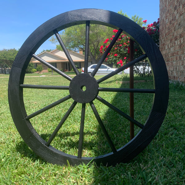 16",24",30" WAGON WHEEL BARN WHITE WOOD WESTERN HOME DECOR RUSTIC NEW