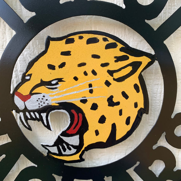 INDIANA IUPUI JAGUARS METAL CUSTOM VINTAGE CRAFT TEAM SIGN HANDMADE