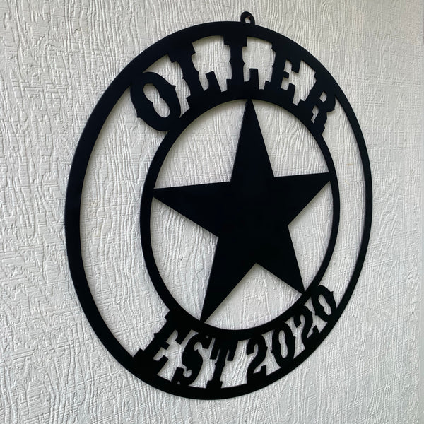 ARCHER STYLE YOUR CUSTOM NAME LASERCUT METAL SIGN WESTERN HOME DECOR HANDMADE ART