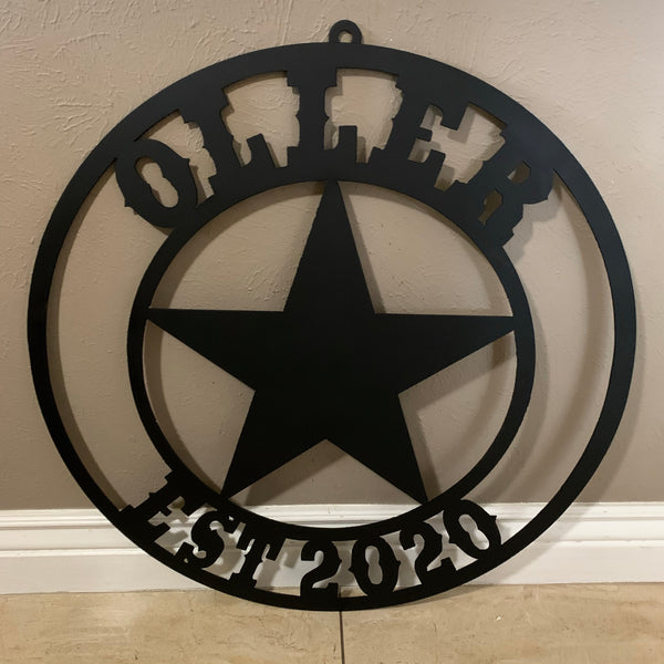ARCHER STYLE YOUR CUSTOM NAME LASERCUT METAL SIGN WESTERN HOME DECOR HANDMADE ART