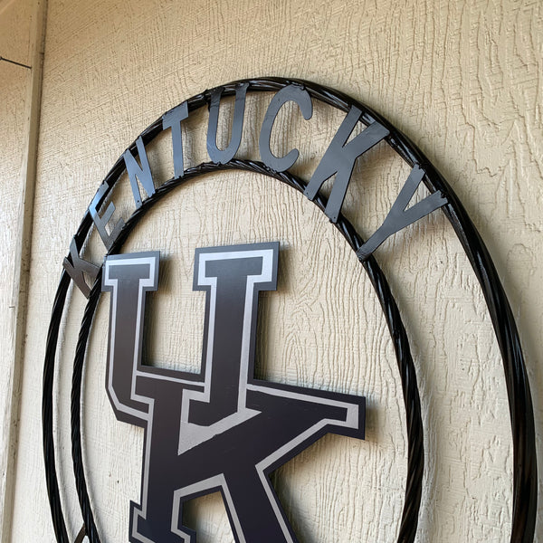 12", 18", 24", 32" KENTUCKY WILDCATS CUSTOM METAL VINTAGE CRAFT SIGN HANDMADE