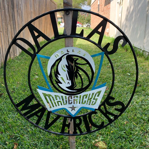 18", 24", 32" DALLAS MAVERICKS CUSTOM METAL VINTAGE CRAFT TEAM SPORTS SIGN HANDMADE