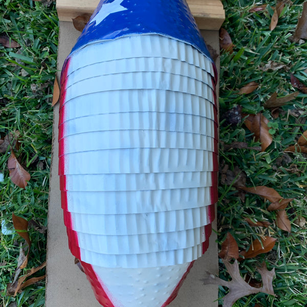 30",22",14",10" TEXAS FLAG ARMADILLO GARDEN ANIMAL SCULPTURE METAL DECOR ORNAMENT PATRIOTIC DECOR