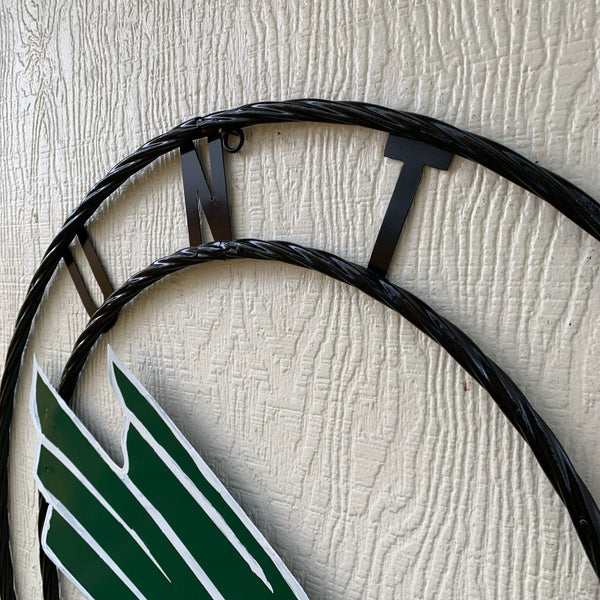 12",18",24",32",36" UNT MEAN GREEN CUSTOM METAL VINTAGE CRAFT SIGN TEAM HANDMADE