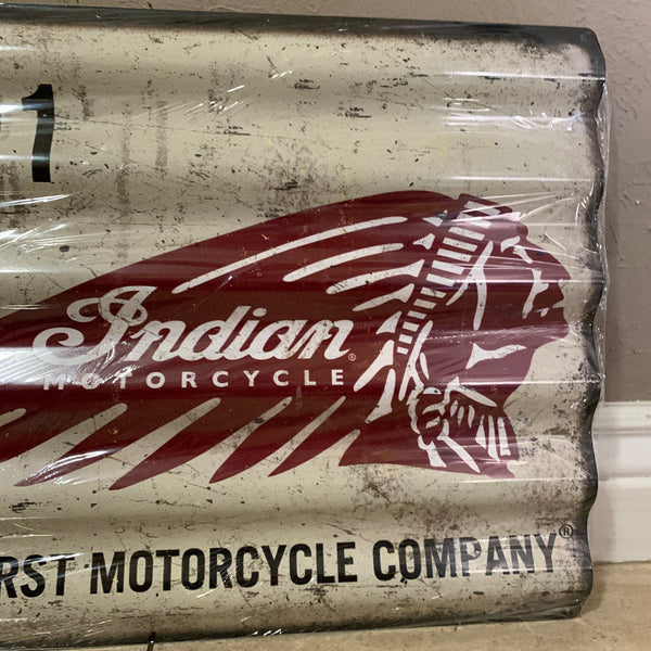 ITEM#COIND INDIAN MOTORCYCLES 24" X 18" TIN SIGN METAL ART WESTERN HOME DECOR CRAFT