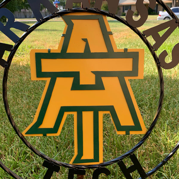 ARKANSAS TECH METAL CUSTOM VINTAGE CRAFT TEAM SIGN HANDMADE