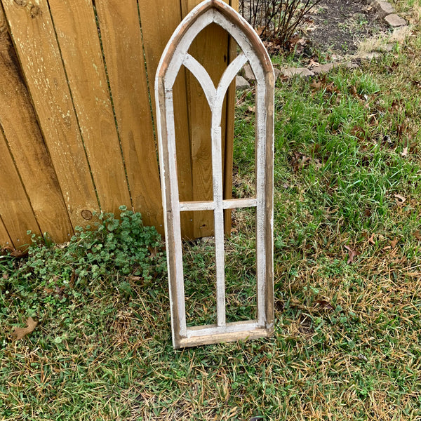 28",32",36" CATHEDRAL WINDOW WOOD 3PCS SET WESTERN HOME DECOR HANDMADE CRAFT NEW #EH11560