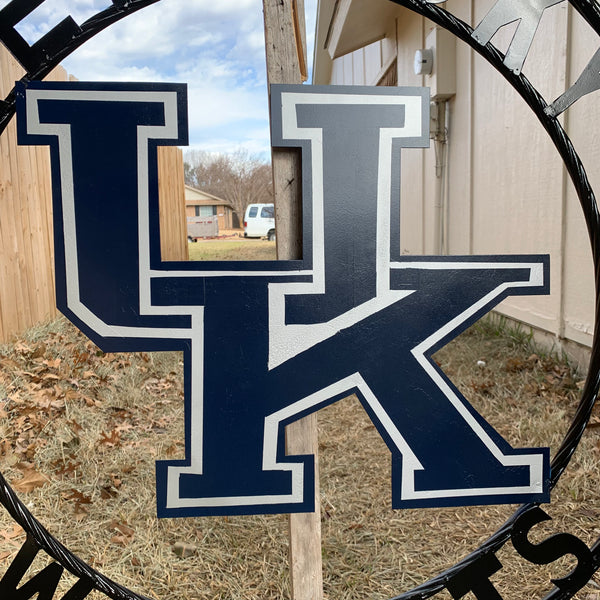 12", 18", 24", 32" KENTUCKY WILDCATS CUSTOM METAL VINTAGE CRAFT SIGN HANDMADE