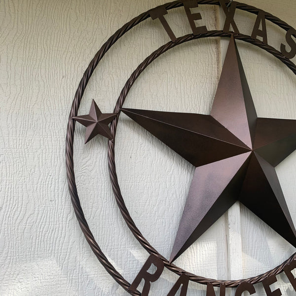 TEXAS RANGERS BRONZE LONE STAR METAL CUSTOM TEAM CRAFT WESTERN HOME DECOR CRAFT