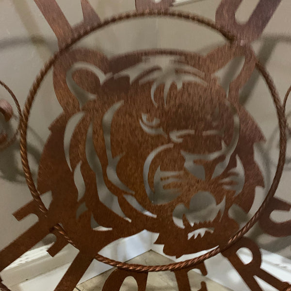 12:,18",24",32",36" LSU TIGERS METAL CUSTOM VINTAGE CRAFT ART SIGN