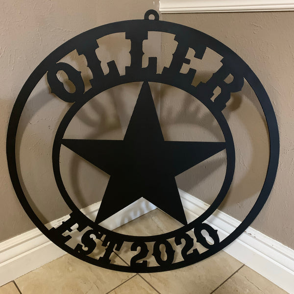 ARCHER STYLE YOUR CUSTOM NAME LASERCUT METAL SIGN WESTERN HOME DECOR HANDMADE ART