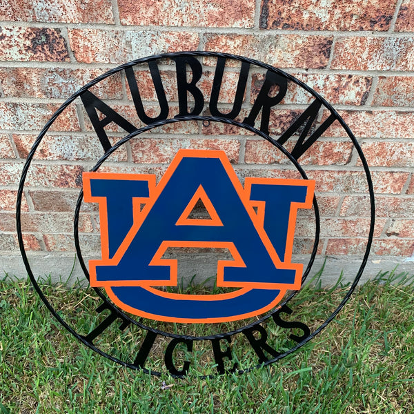 12", 18", 24", 32" AUBURN TIGERS CUSTOM METAL VINTAGE CRAFT SIGN WESTERN HOME DECOR HANDMADE