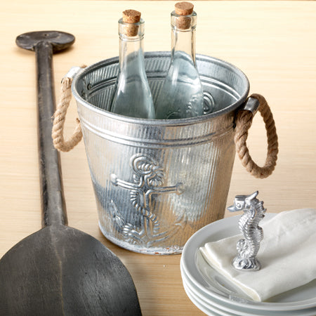 ANCHOR & ROPE BUCKET HOME DECOR NEW