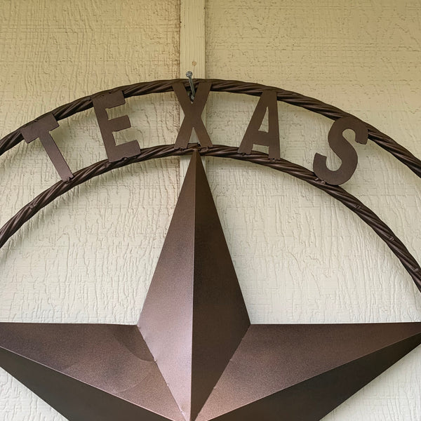 TEXAS RANGERS BRONZE LONE STAR METAL CUSTOM TEAM CRAFT WESTERN HOME DECOR CRAFT