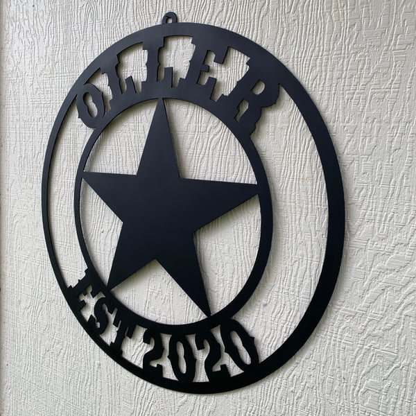 ARCHER STYLE YOUR CUSTOM NAME LASERCUT METAL SIGN WESTERN HOME DECOR HANDMADE ART