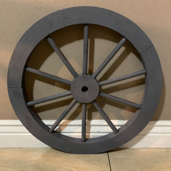 16",24",30" WAGON WHEEL GREY BARN WOOD WESTERN HOME DECOR HANDMADE NEW