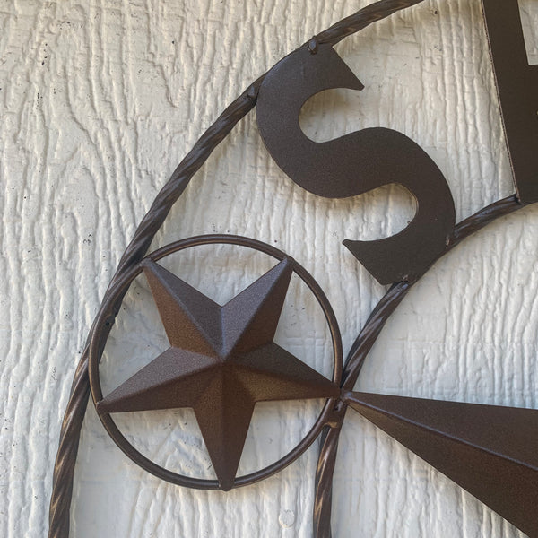 24",32" SHSU SAM HOUSTON BEARKATS BUSINESS RUSTIC BRONZE COPPER METAL CUSTOM VINTAGE CRAFT RUSTIC BLACK TEAM STAR HANDMADE