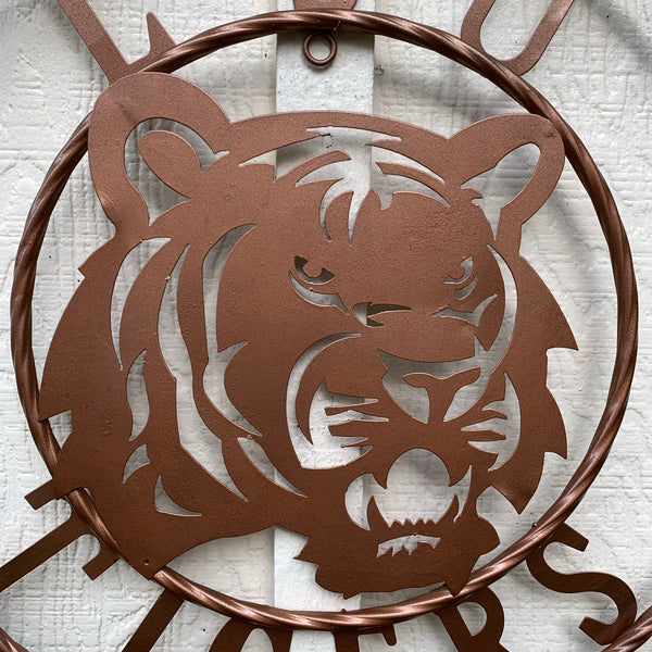 12:,18",24",32",36" LSU TIGERS METAL CUSTOM VINTAGE CRAFT ART SIGN