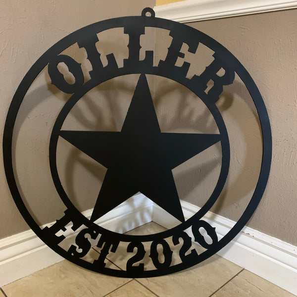 ARCHER STYLE YOUR CUSTOM NAME LASERCUT METAL SIGN WESTERN HOME DECOR HANDMADE ART