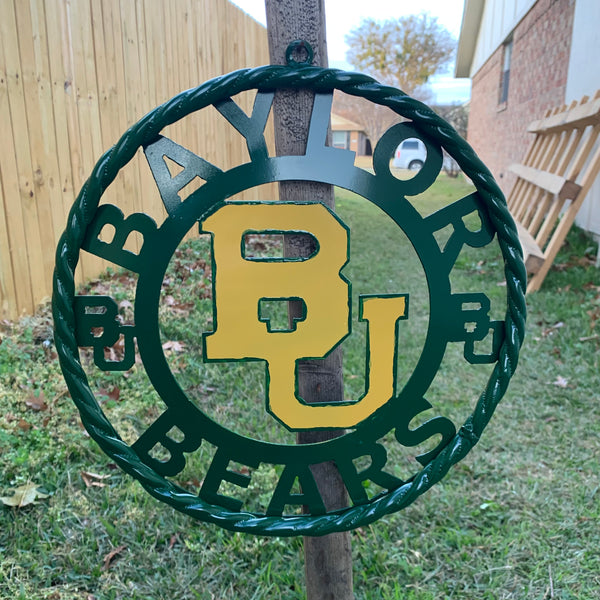 12",18",24",32" BAYLOR BEARS CUSTOM VINTAGE WALL ART
