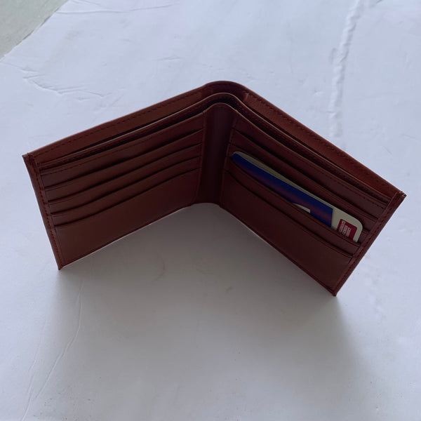 4.25" x 3.75" TEXAS WALLET LEATHER BIFOLD WALLET NEW-- FREE SHIPPING