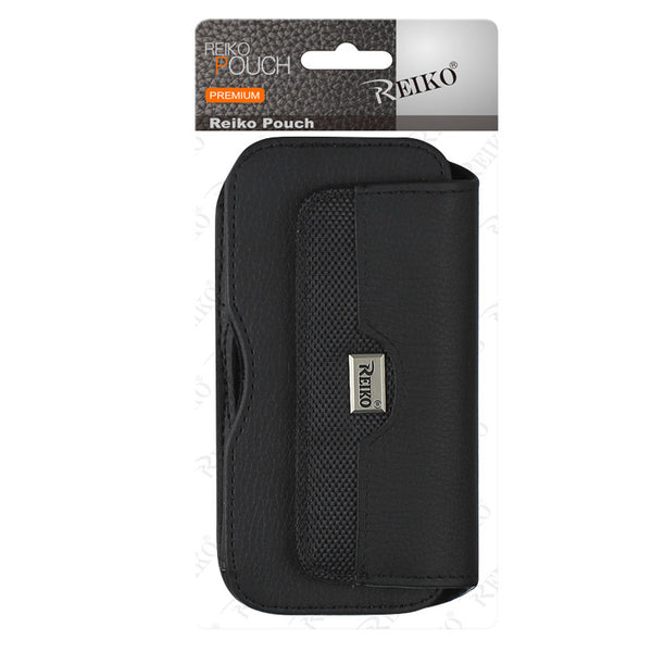 HP100B-BK 7" REIKO XL MEGA EXTRA LARGE POUCH BELT LOOP HOLSTER CELL PHONE CASE UNIVERSAL OVERSIZE