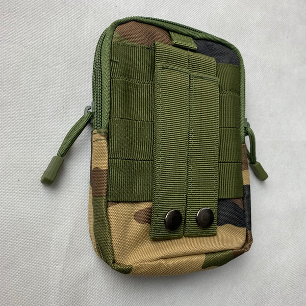 #MX_ARU65 CAMO 7" RUGGED NYLON POUCH BAG MEGA EXTRA LARGE VERTICAL ZIPPER CLOSURE, BELT LOOP HOLSTER CELL PHONE TABLET CASE UNIVERSAL OVERSIZE