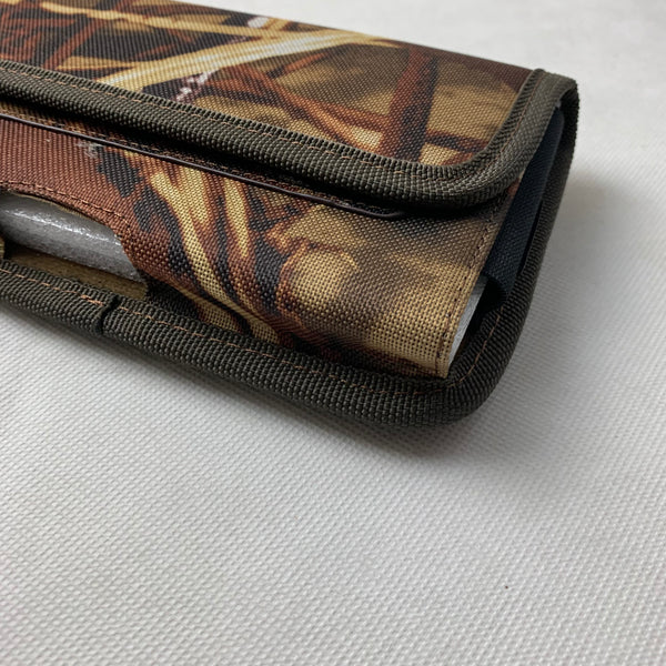 MX_LPOTX-EUH-CAMO 7" LUXMO XL MEGA EXTRA LARGE HORIZONTAL CAMO RUGGED POUCH VELCO CLOSURE  &  BELT LOOP CLIP HOLSTER CELL PHONE CASE UNIVERSAL OVERSIZE