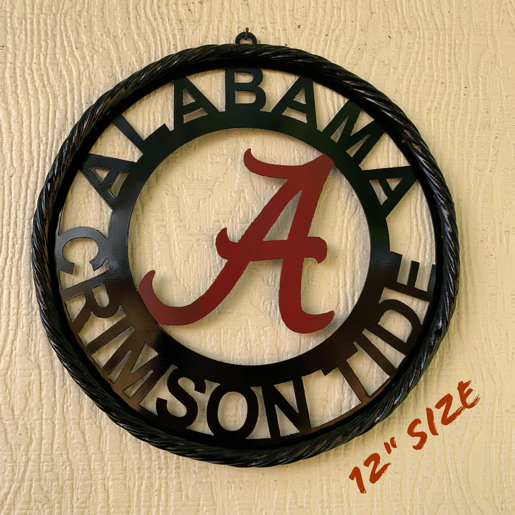 Alabama Crimson Tide 20'' x Retro Logo Circle Sign