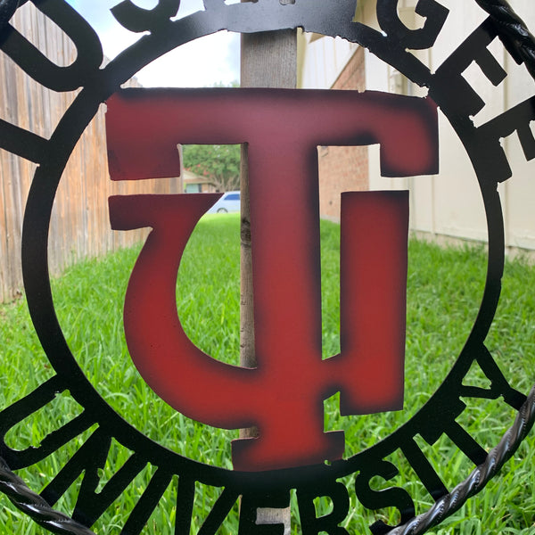 TUSKEGEE UNIV. METAL CUSTOM VINTAGE CRAFT TEAM SPORTS SIGN HANDMADE