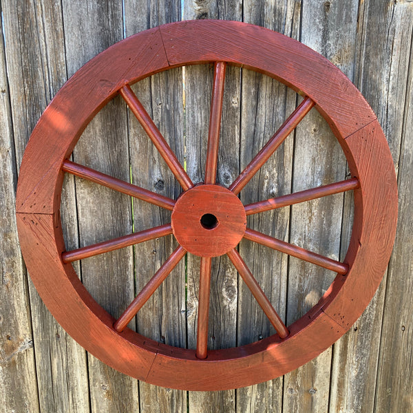 16",24",30" WAGON WHEEL BARN WHITE WOOD WESTERN HOME DECOR RUSTIC NEW
