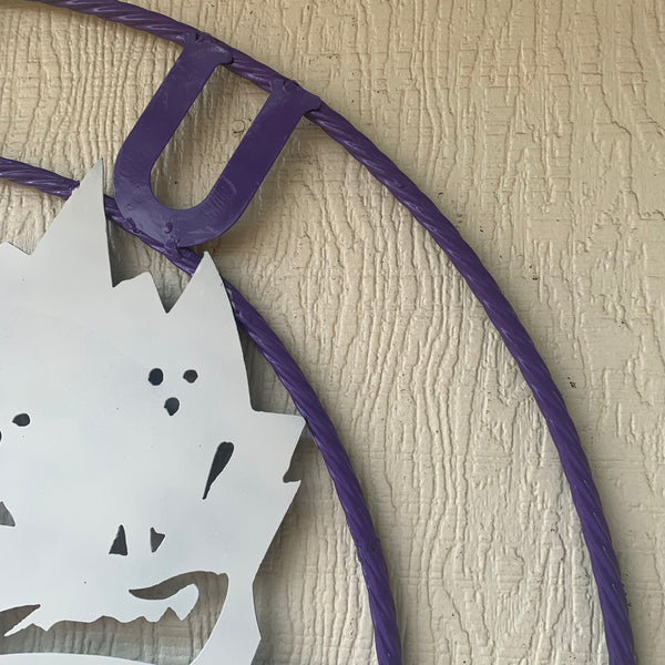 12",18",24",32",36" TCU HORNED FROGS CUSTOM METAL VINTAGE CRAFT TEAM SIGN HANDMADE