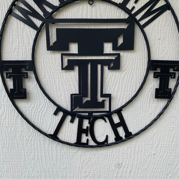 12", 18", 24", 32" WRECKEM TEXAS TECH METAL CUSTOM VINTAGE CRAFT TEAM SIGN HANDMADE